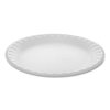 Pactiv Unlaminated Foam Dinnerware, Plate, 9 Diameter, White, PK500 0TH100090000